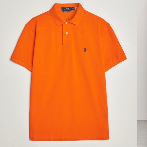 NWT Men's Ralph Lauren Polo Custom Slim Fit Shirt - Picture 2 of 4